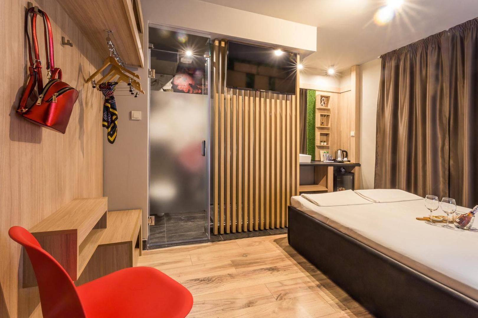 Uitzicht vanuit accommodatie