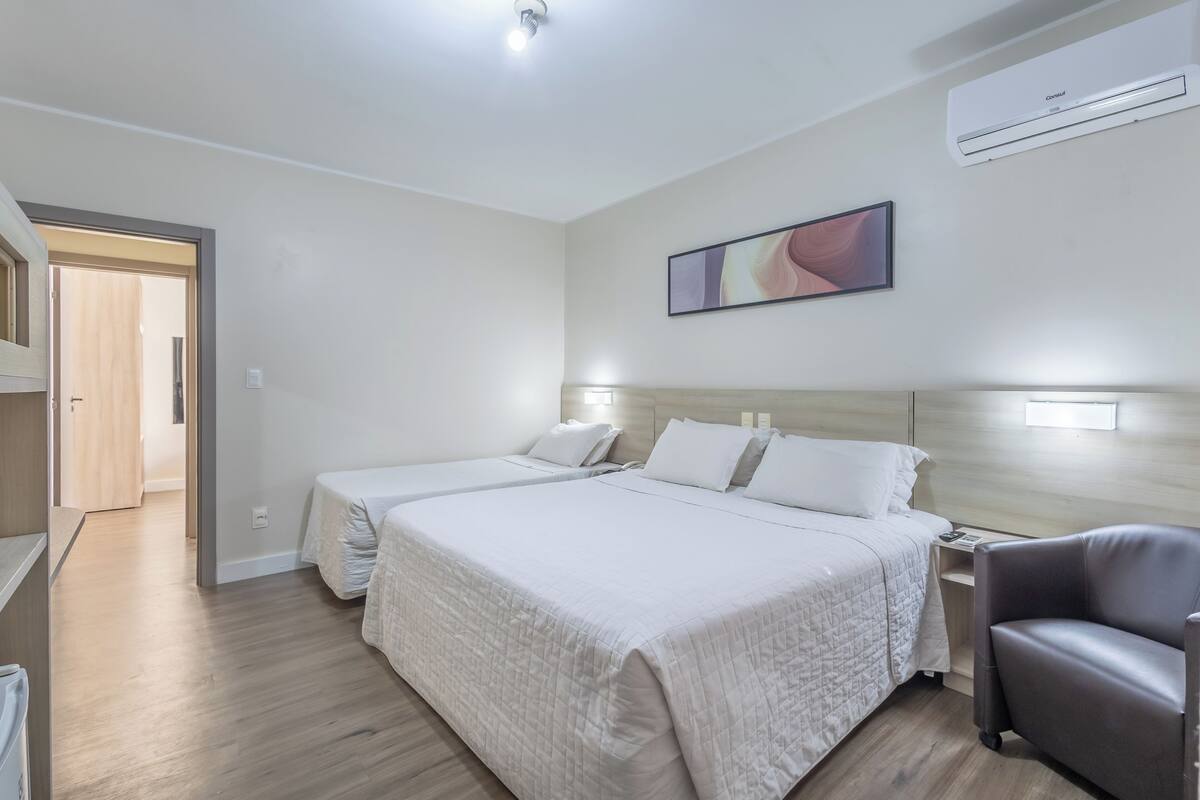 Apartment, 2 Bedrooms | Minibar, desk, laptop workspace, blackout drapes