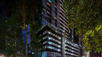Front of property – evening/night