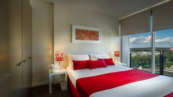 Desk, iron/ironing board, free WiFi, bed sheets