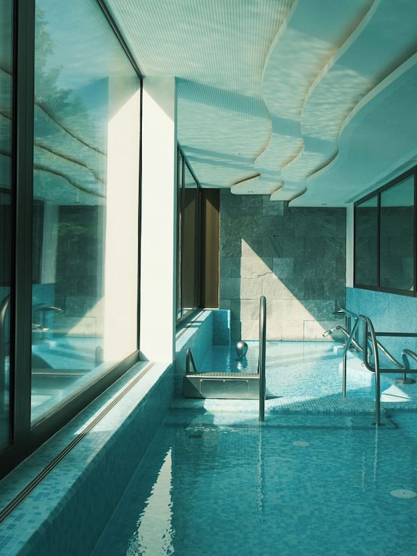 Indoor pool, outdoor pool