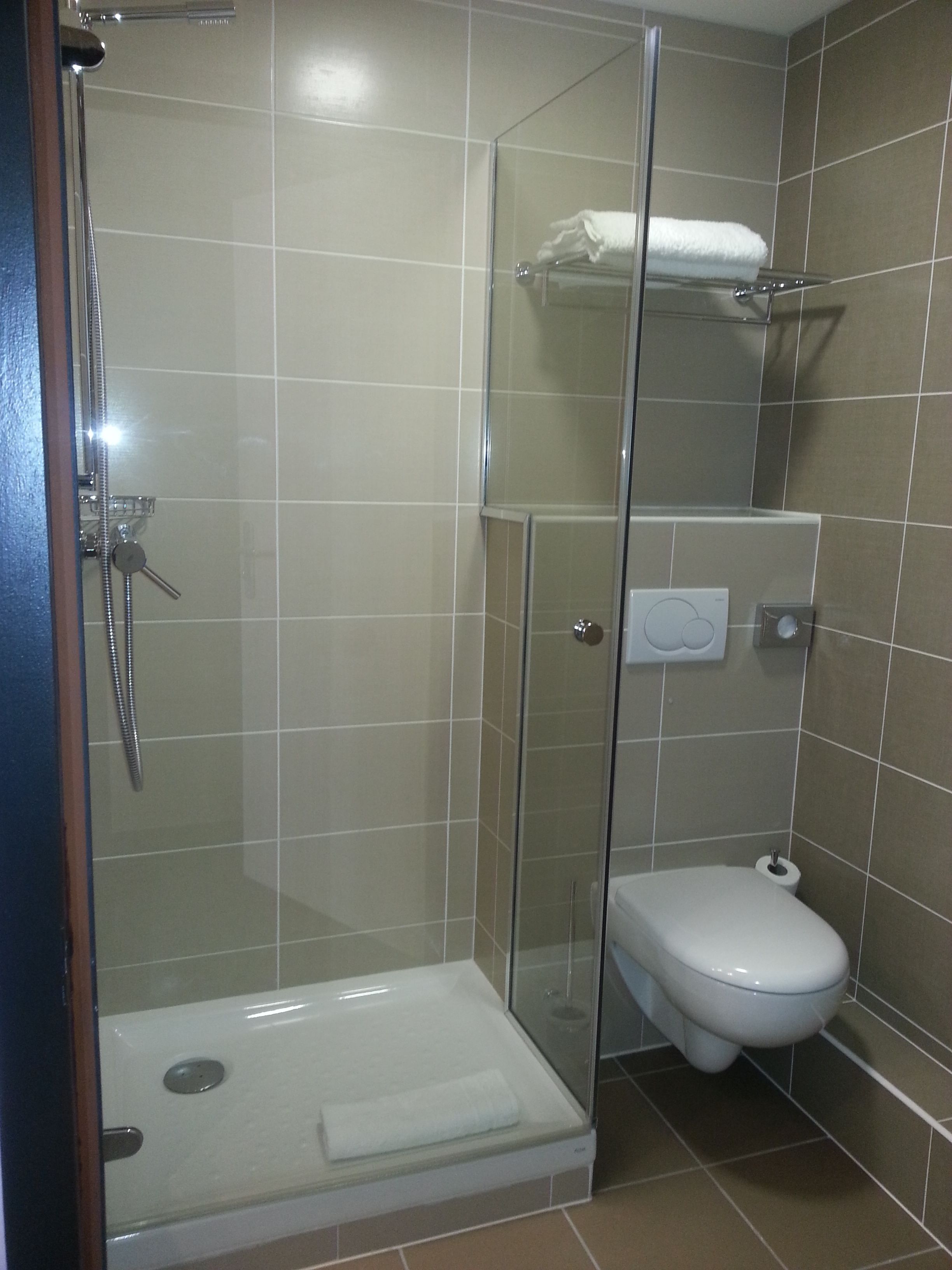 free toiletries, hair dryer, towels