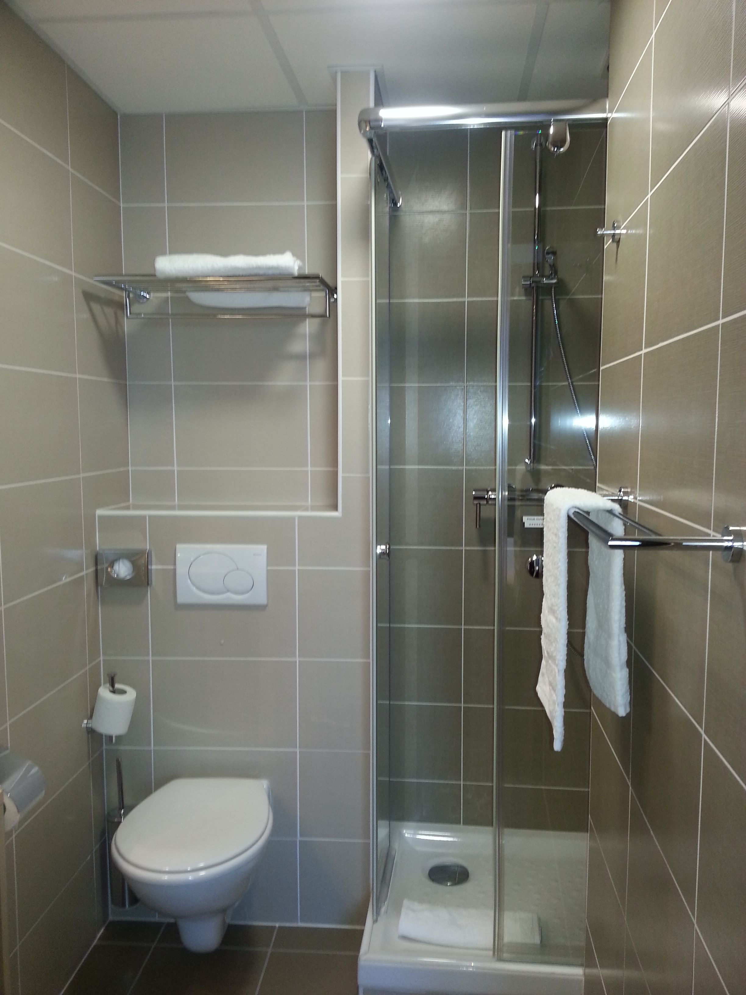 free toiletries, hair dryer, towels