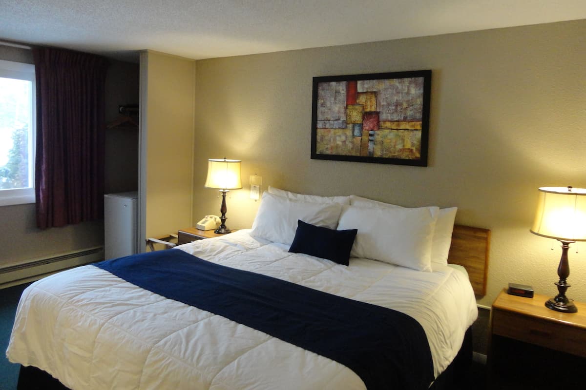 Standardzimmer, 1 King-Bett | 1 Schlafzimmer, Verdunkelungsvorhänge, kostenloses WLAN, Bettwäsche