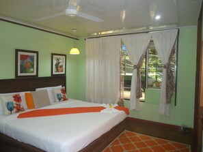 Basic Studio, 1 King Bed, Garden View | View from room