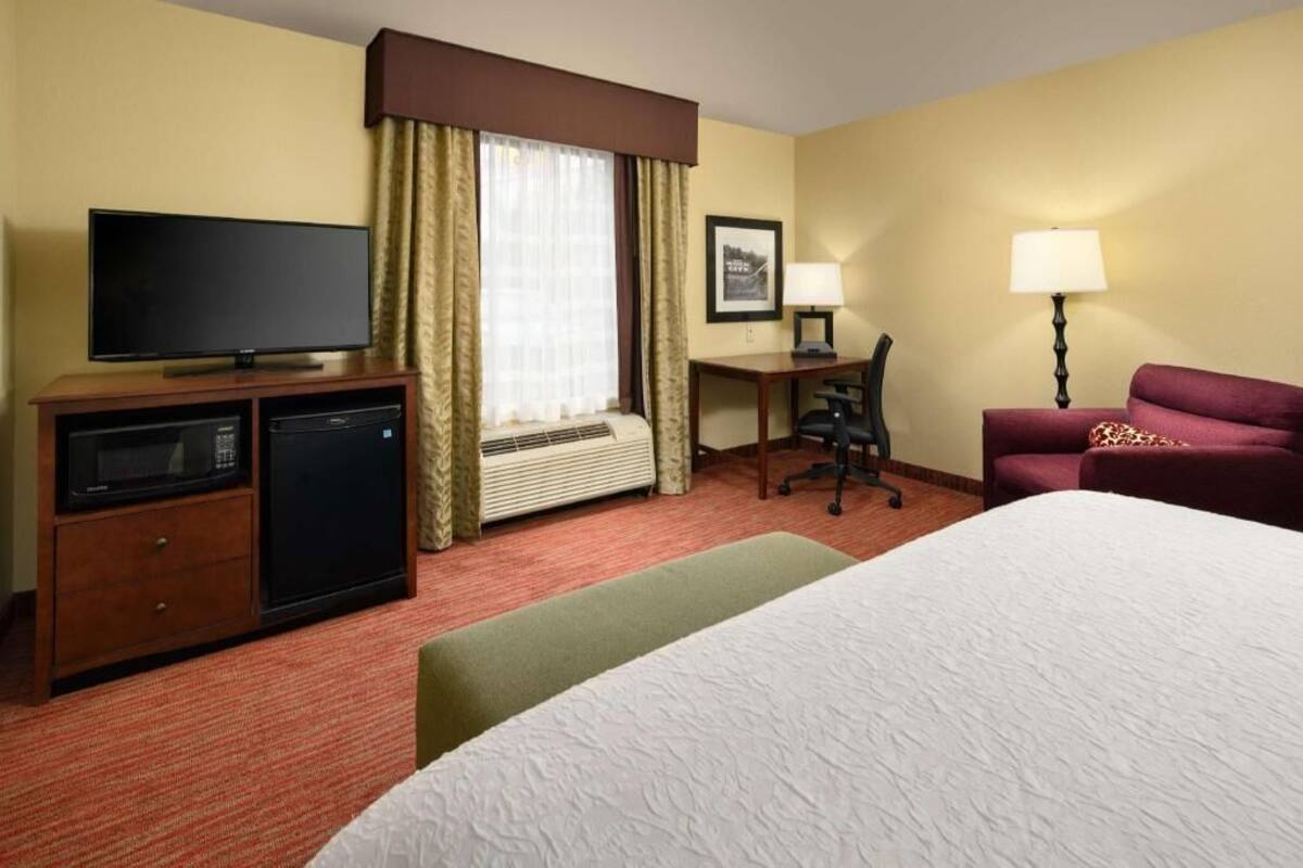 In-room safe, desk, blackout drapes, iron/ironing board