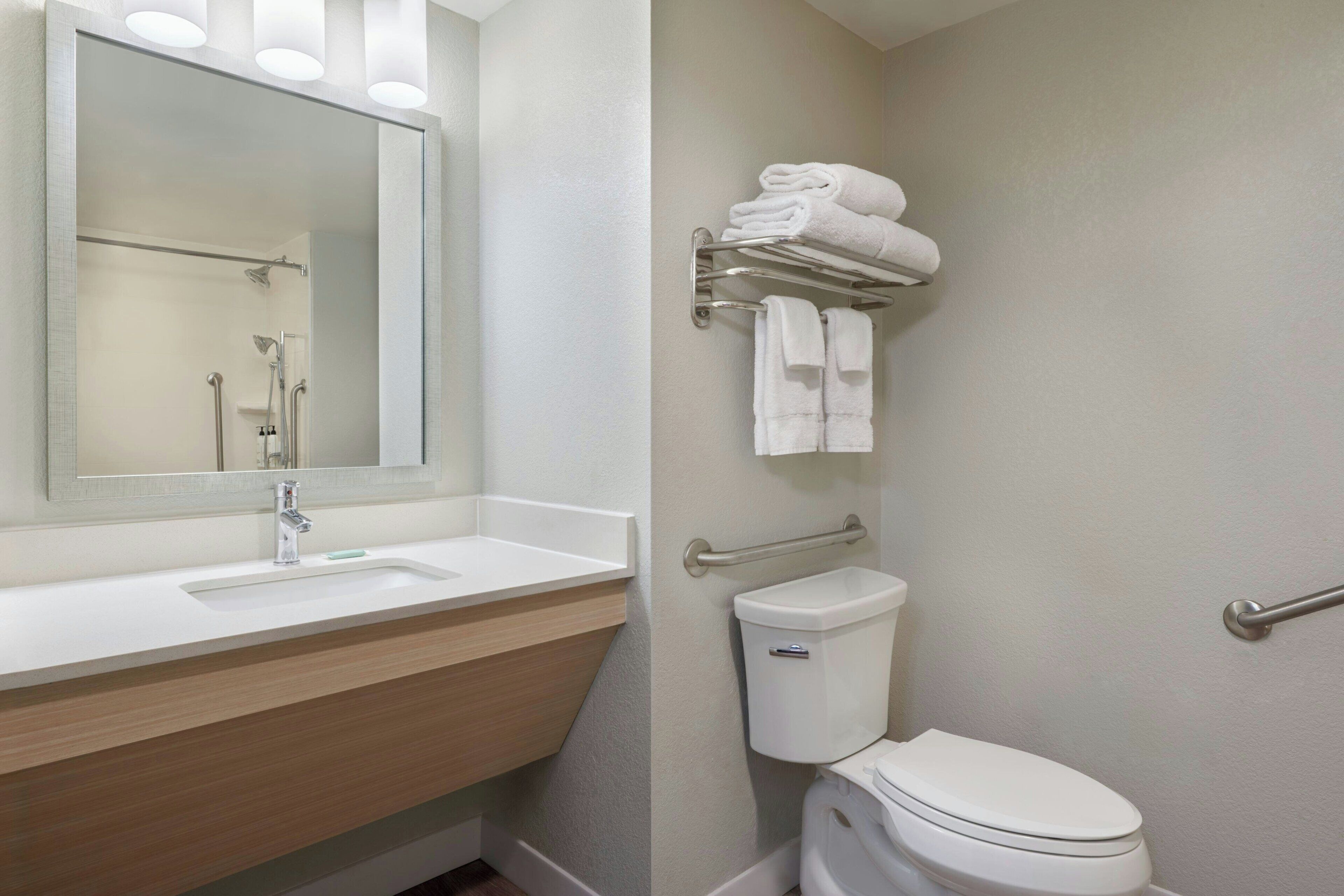 Free toiletries, hair dryer, towels, soap