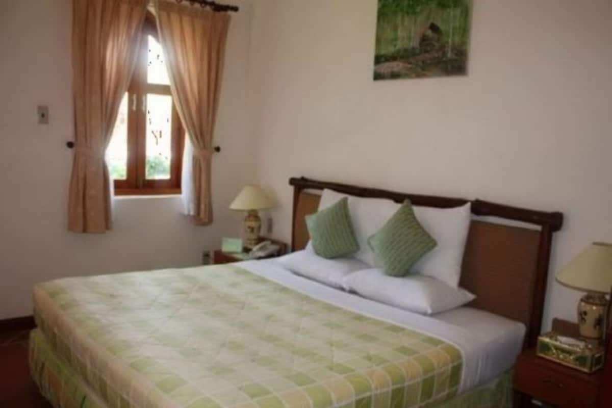 Camera Basic (Eco) | Copriletto in piuma, minibar, una scrivania, tende oscuranti