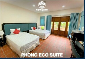 Kamar Basic (Eco) | Selimut bulu angsa, minibar, meja kerja, dan tirai kedap cahaya