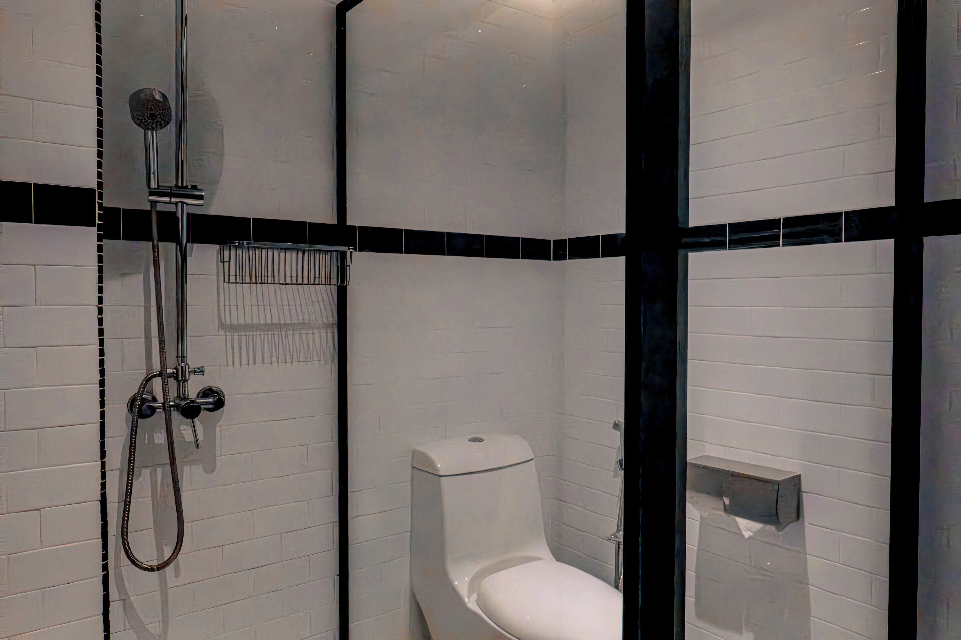 premier queen or twin | bathroom | shower, hair dryer, slippers, towels