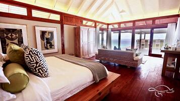 Villa Exclusive, 5 chambres, vue océan | 1 chambre, literie de qualité supérieure