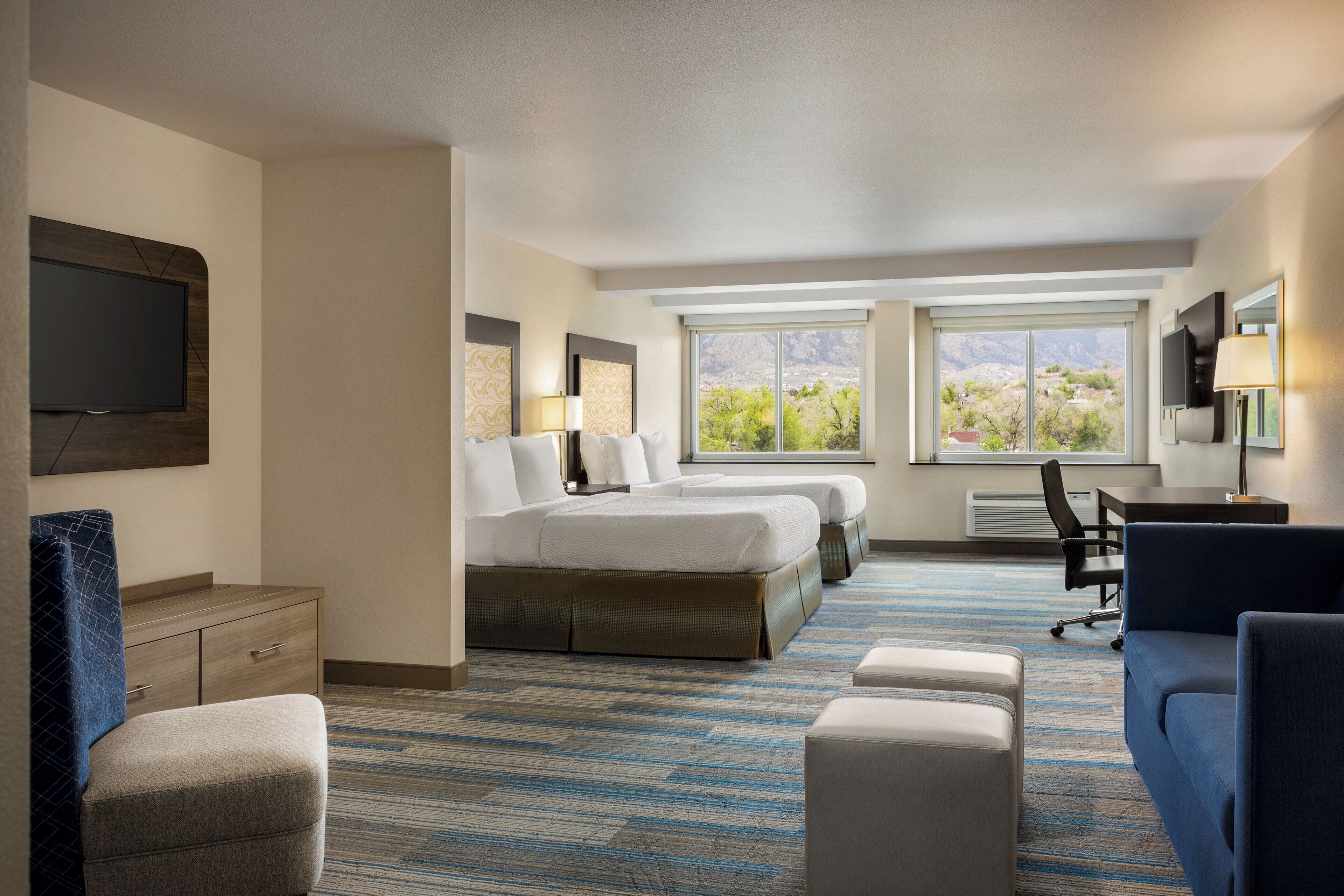 suite, 2 queen beds, mountain view | room amenity