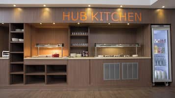 Free daily buffet breakfast