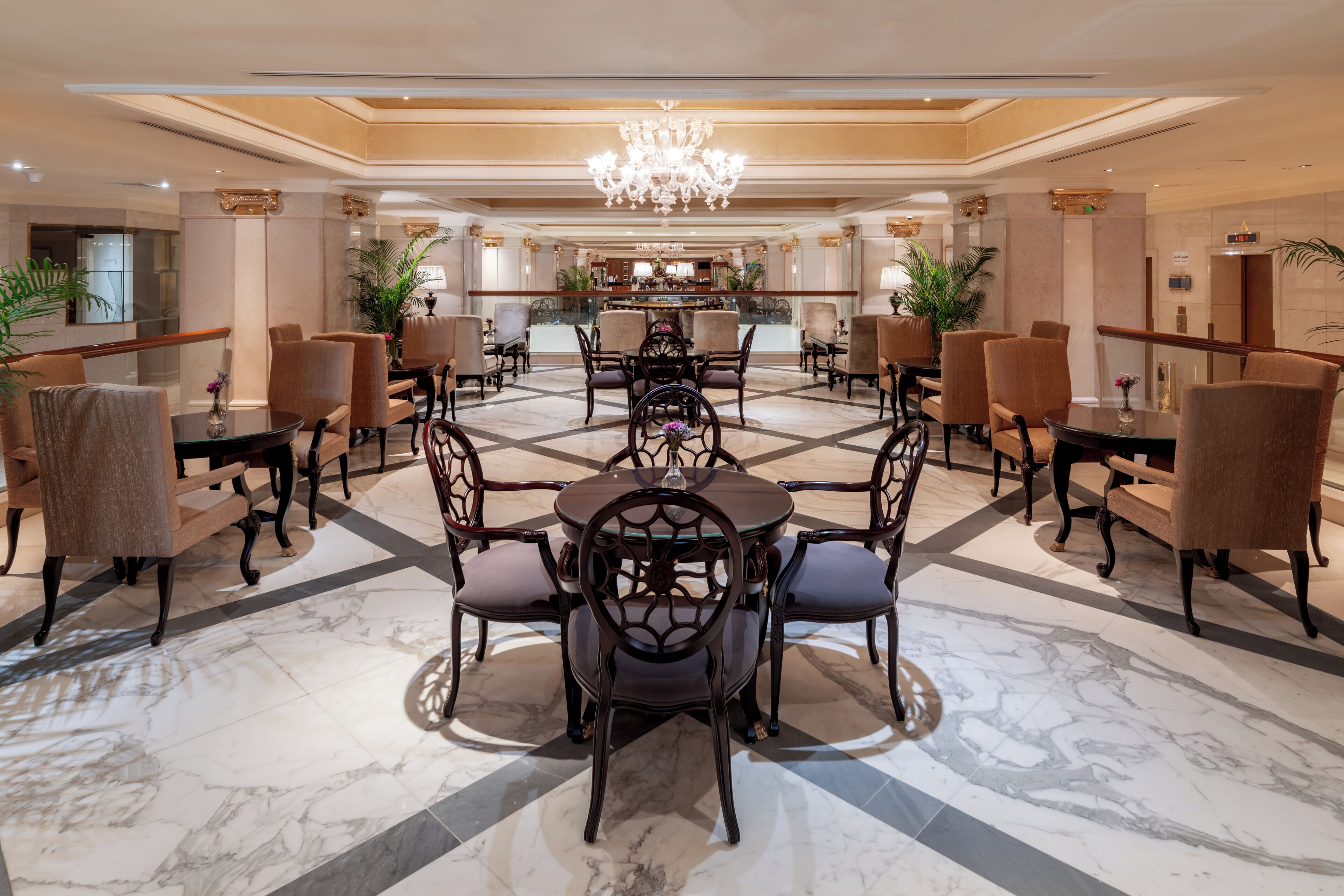 Lobby sitting area