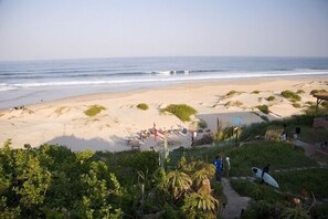 Accommodatie ligt op het strand