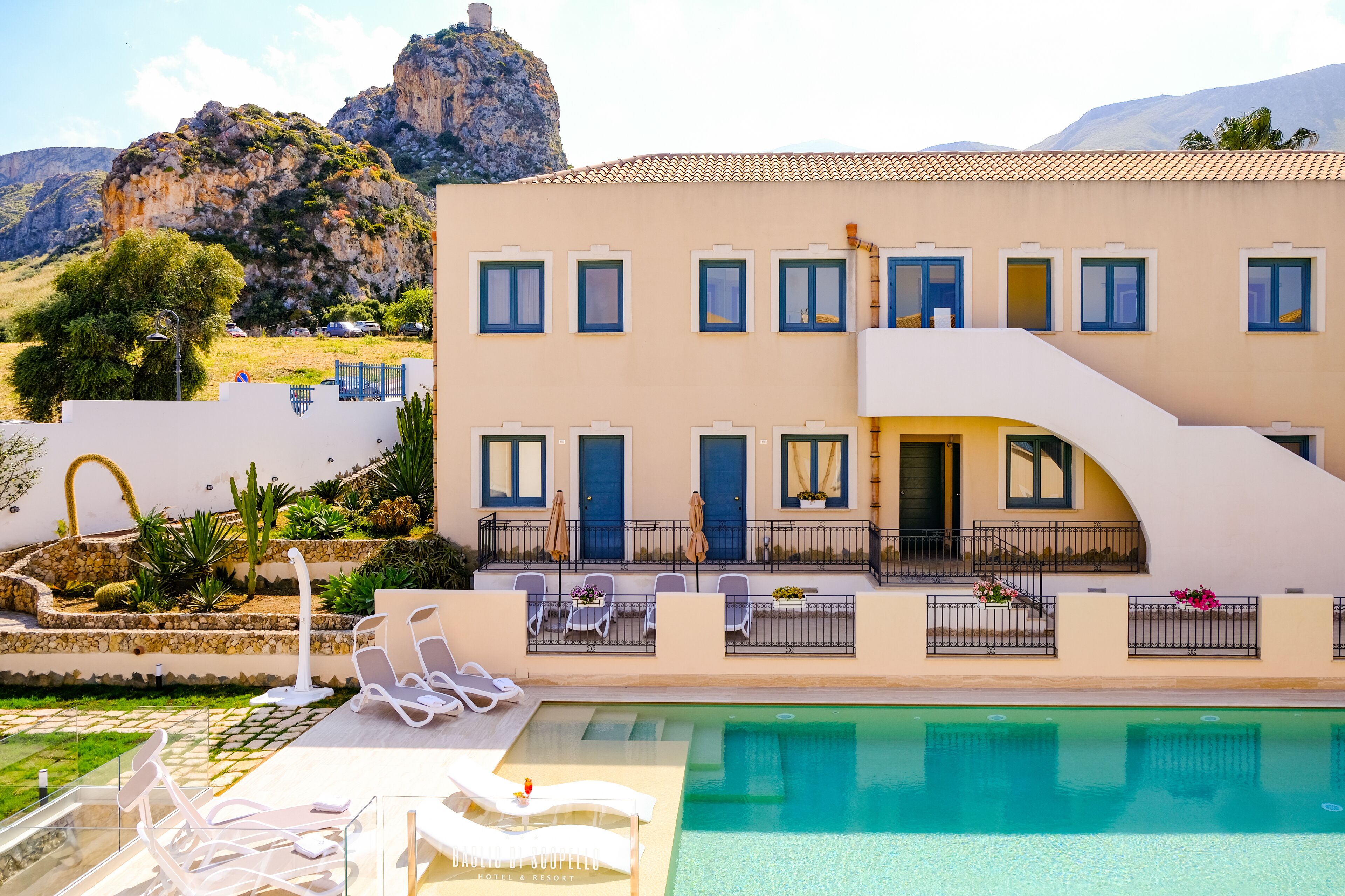 Fassade der Unterkunft