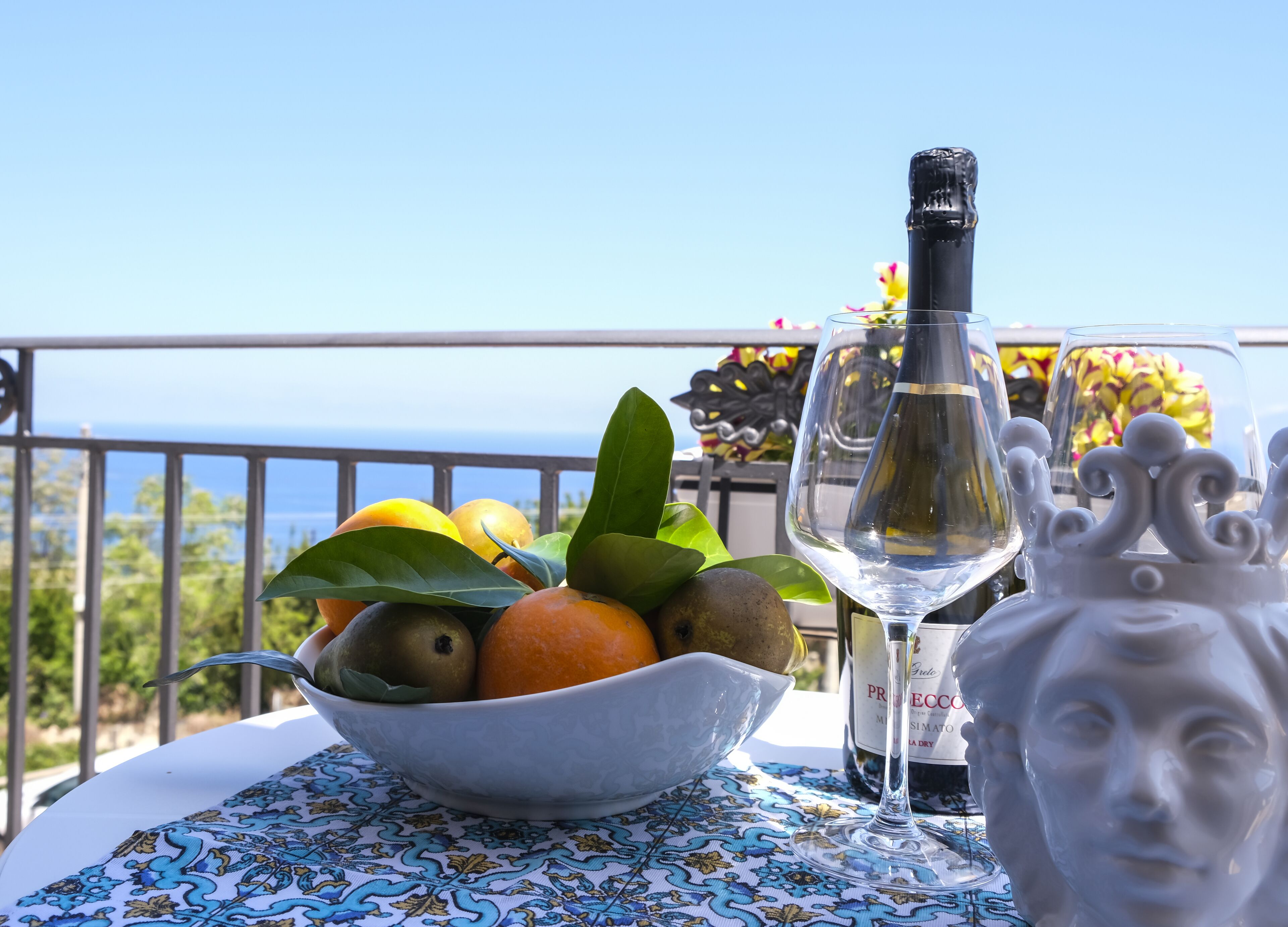 Double Room, Balcony, Sea View | View from room