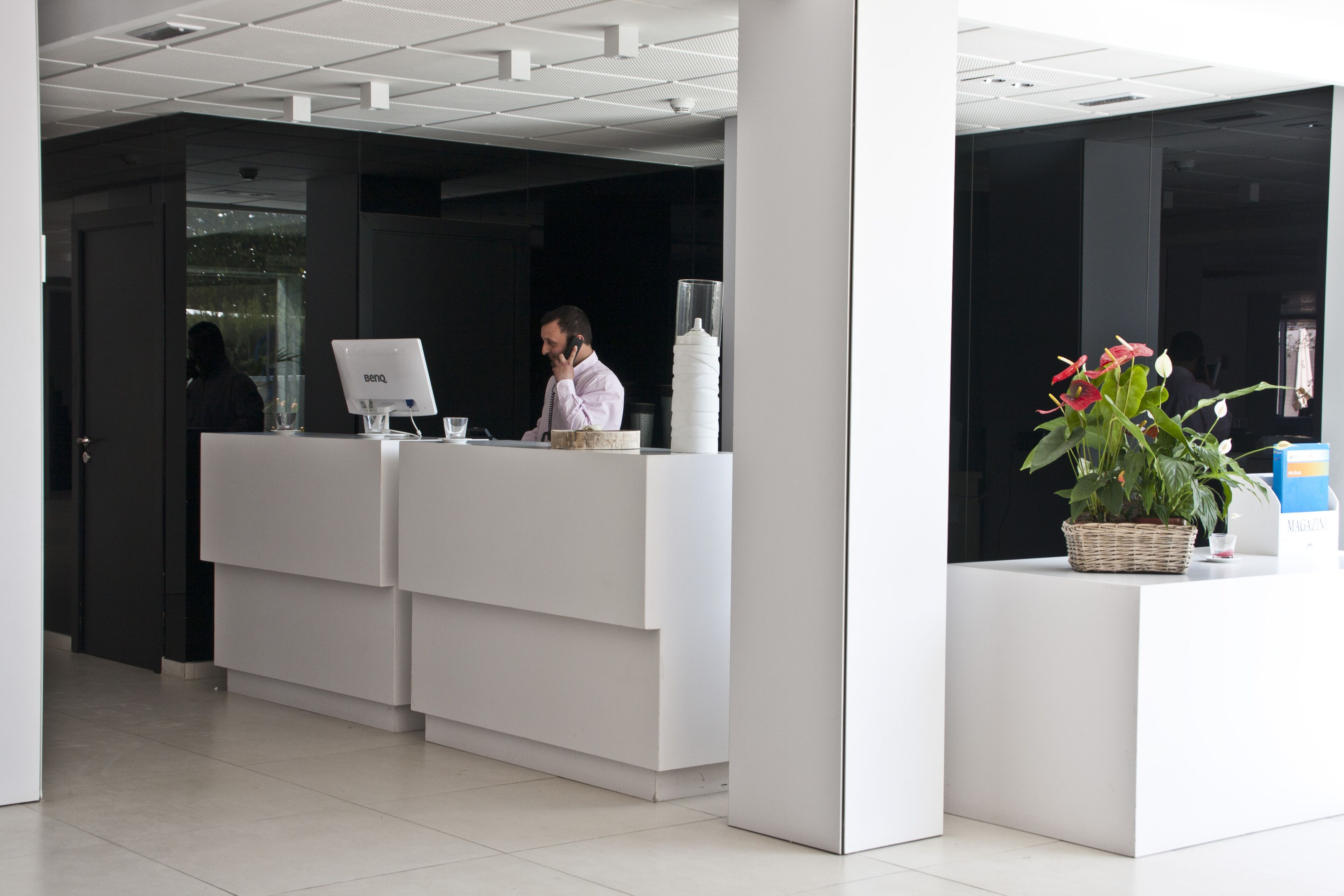 check-in/check-out kiosk