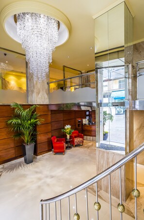 Sitteområde i lobbyen