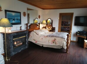 Panoramic-Ferienhütte, 1 Schlafzimmer, Bergblick, zum Innenhof hin | Hochwertige Bettwaren, individuell dekoriert, individuell eingerichtet