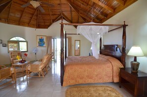 Superior Plus, 1 King Bed, Terrace, Ocean View | Escritorio, insonorización, tabla de planchar con plancha y camas extra