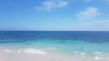 Beach nearby, white sand