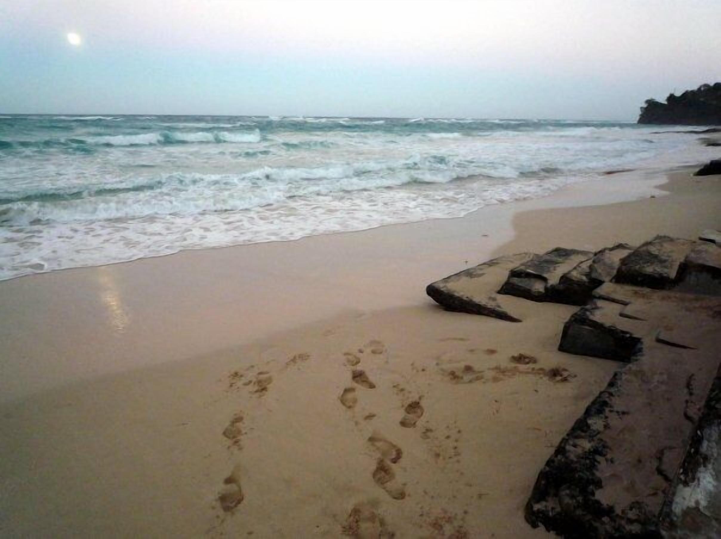 beach nearby, white sand