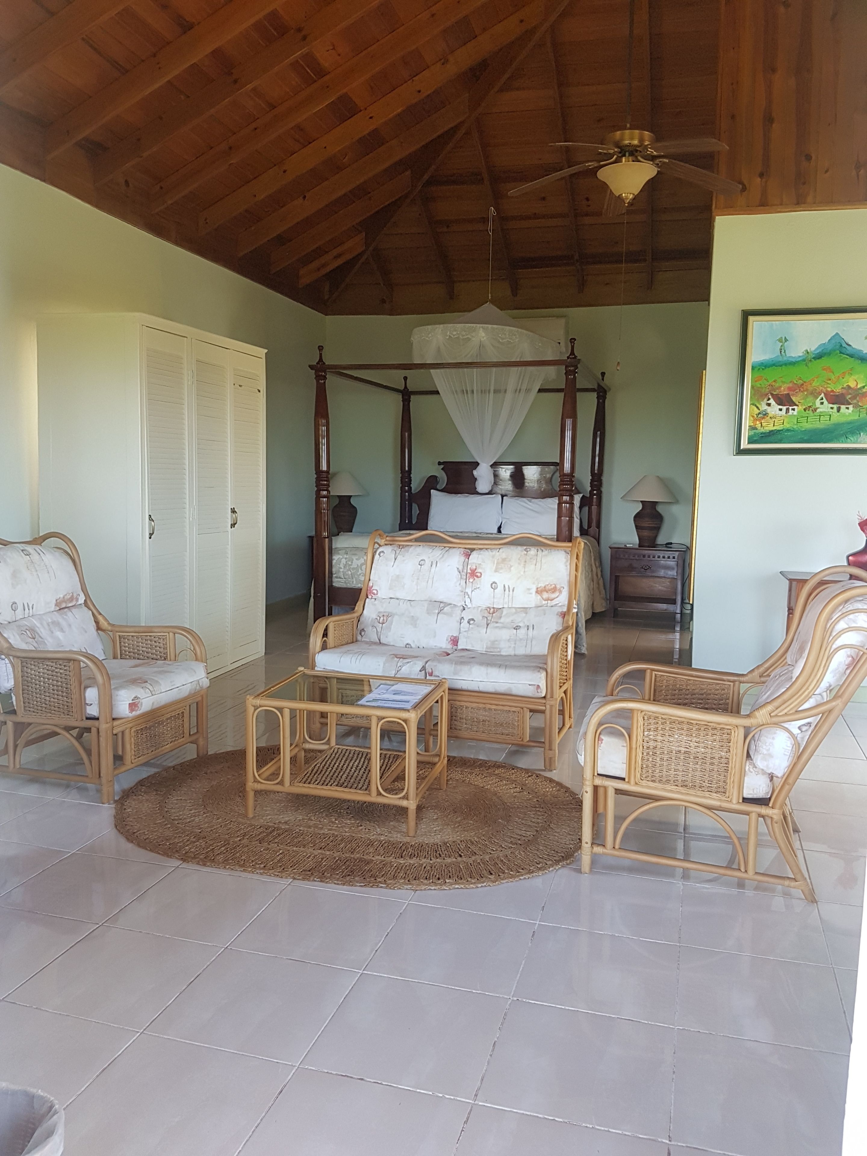 superior room, 1 king bed, terrace, garden view | 1 bedroom, desk, soundproofing, iron/ironing board