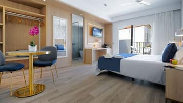 1 Schlafzimmer, Verdunkelungsvorhänge, kostenloses WLAN, Bettwäsche