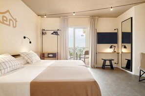 In-room safe, desk, laptop workspace, blackout curtains