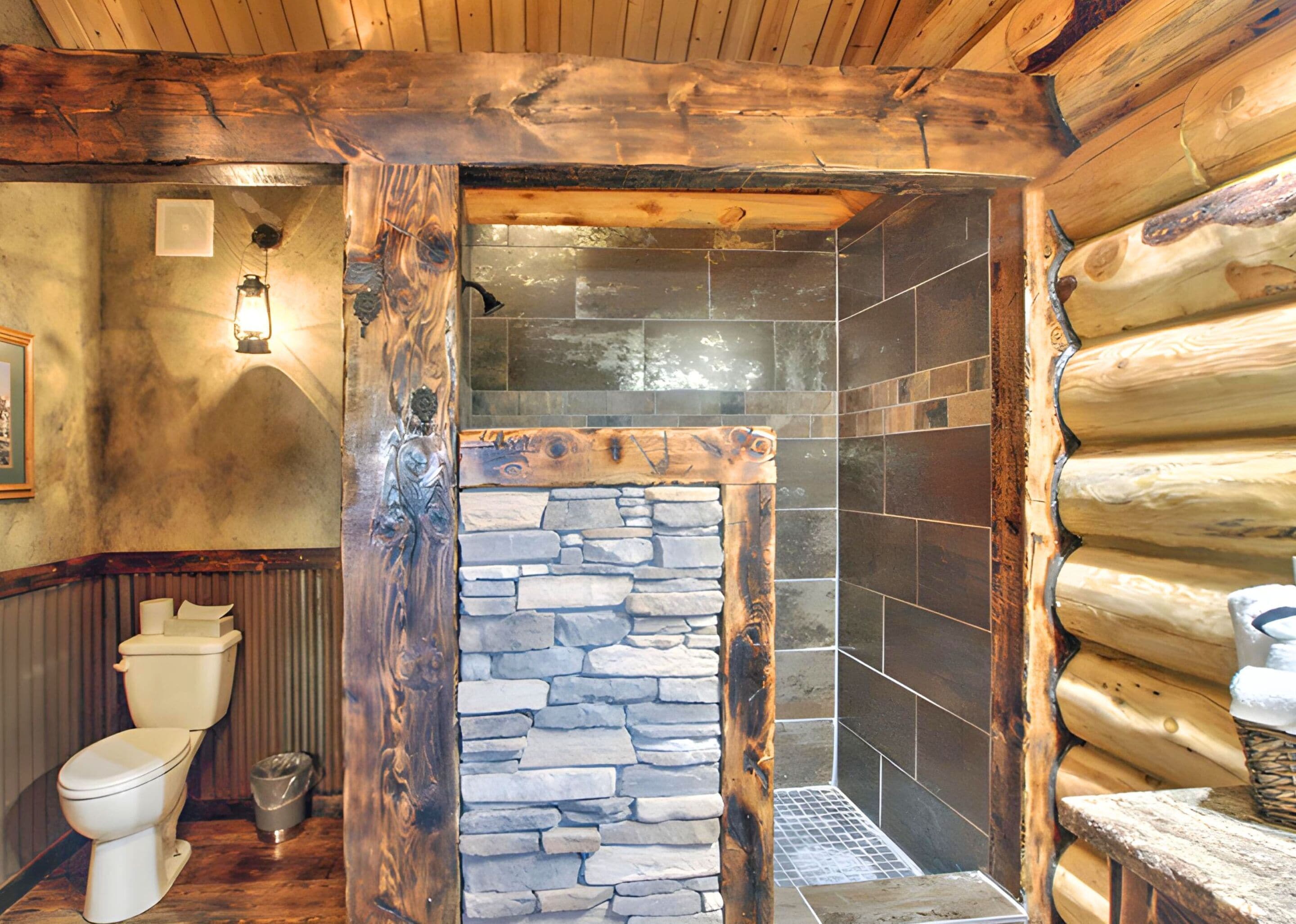 combined shower/bathtub, free toiletries, hair dryer, towels