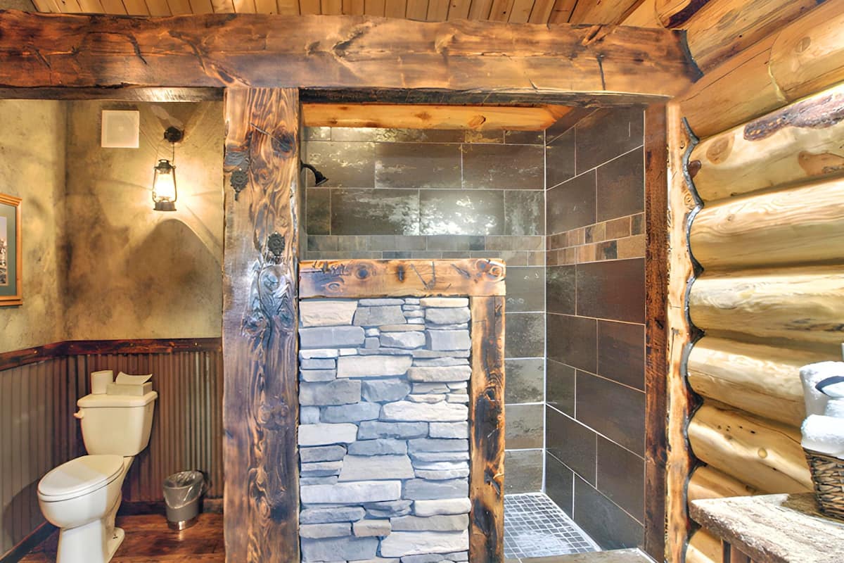 combined shower/bathtub, free toiletries, hair dryer, towels