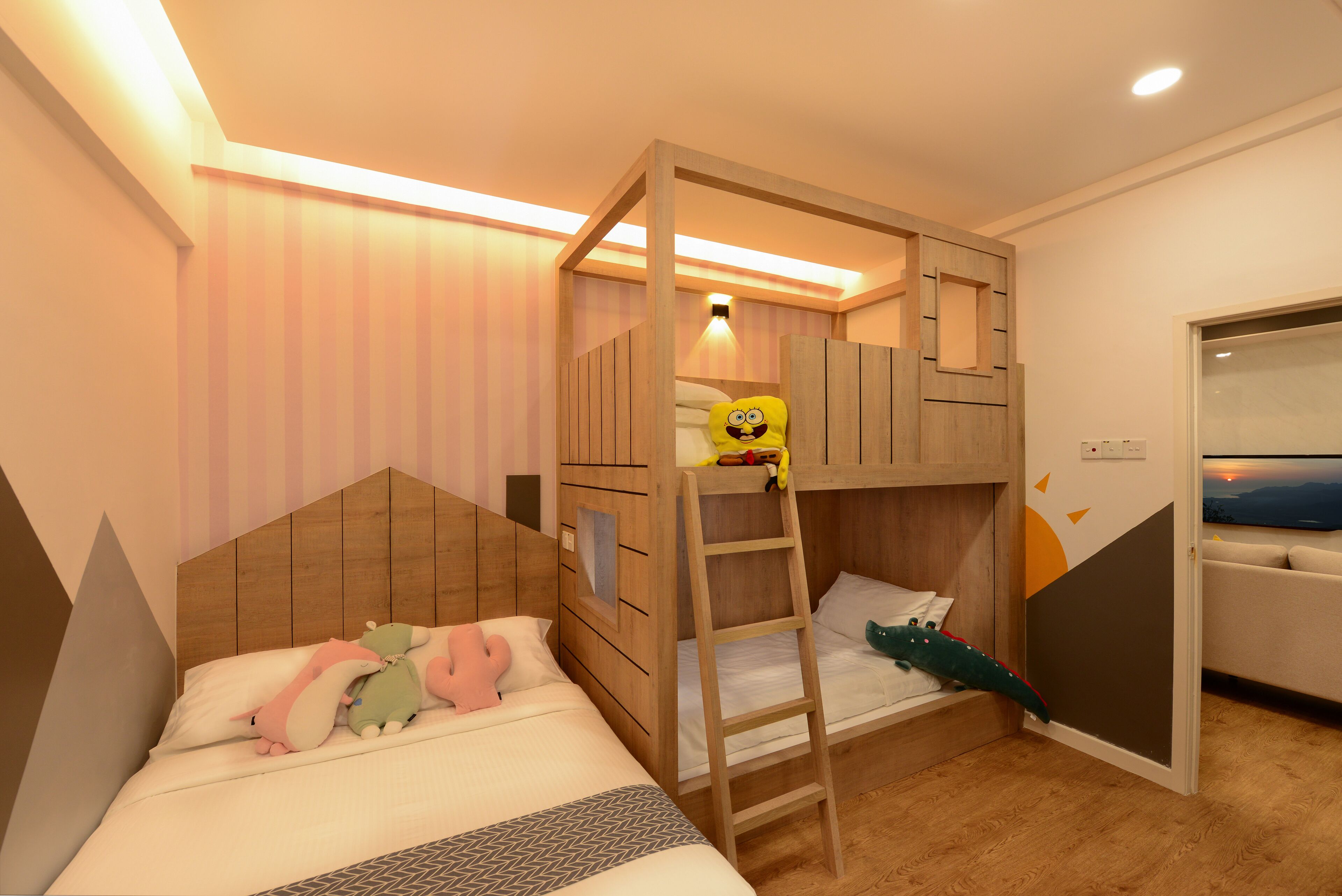 Apartamento família, 3 quartos | Quarto temático infantil