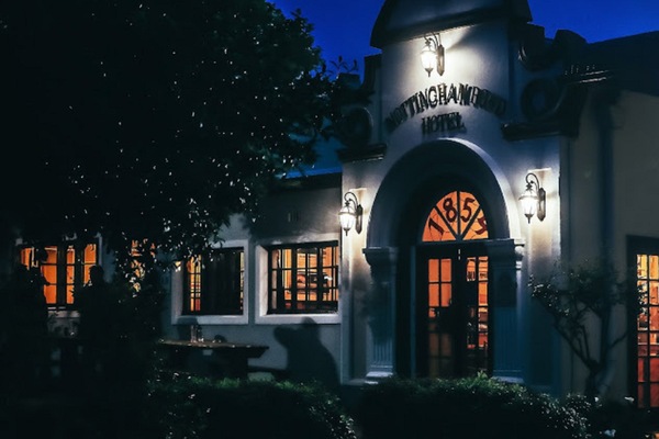 Front of property - evening/night