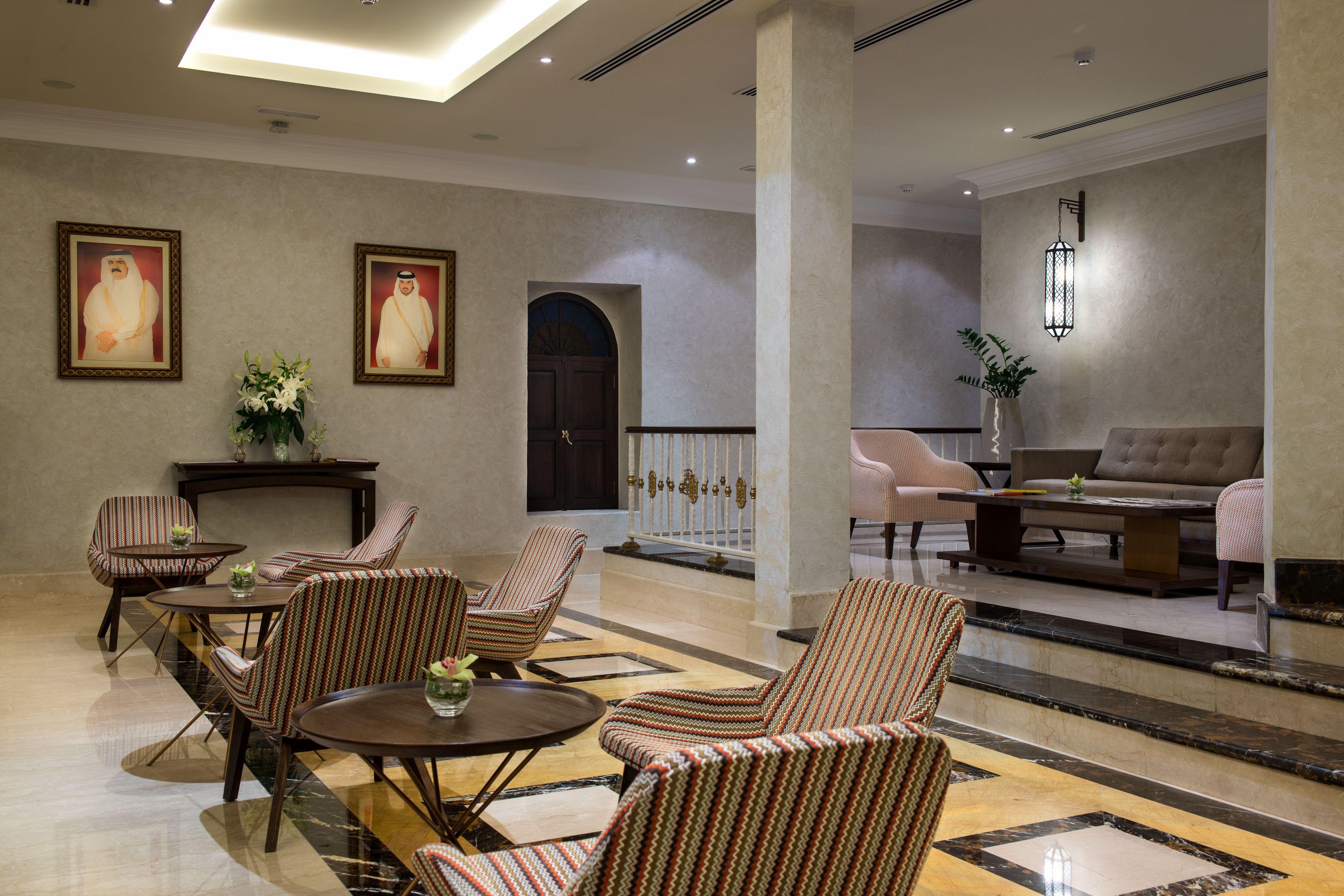 Sala de estar en el lobby
