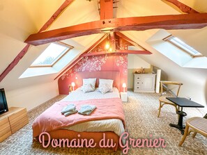 Classic Room | Premium bedding, Tempur-Pedic beds, minibar, in-room safe - Domaine du Grenier (Yffiniac)