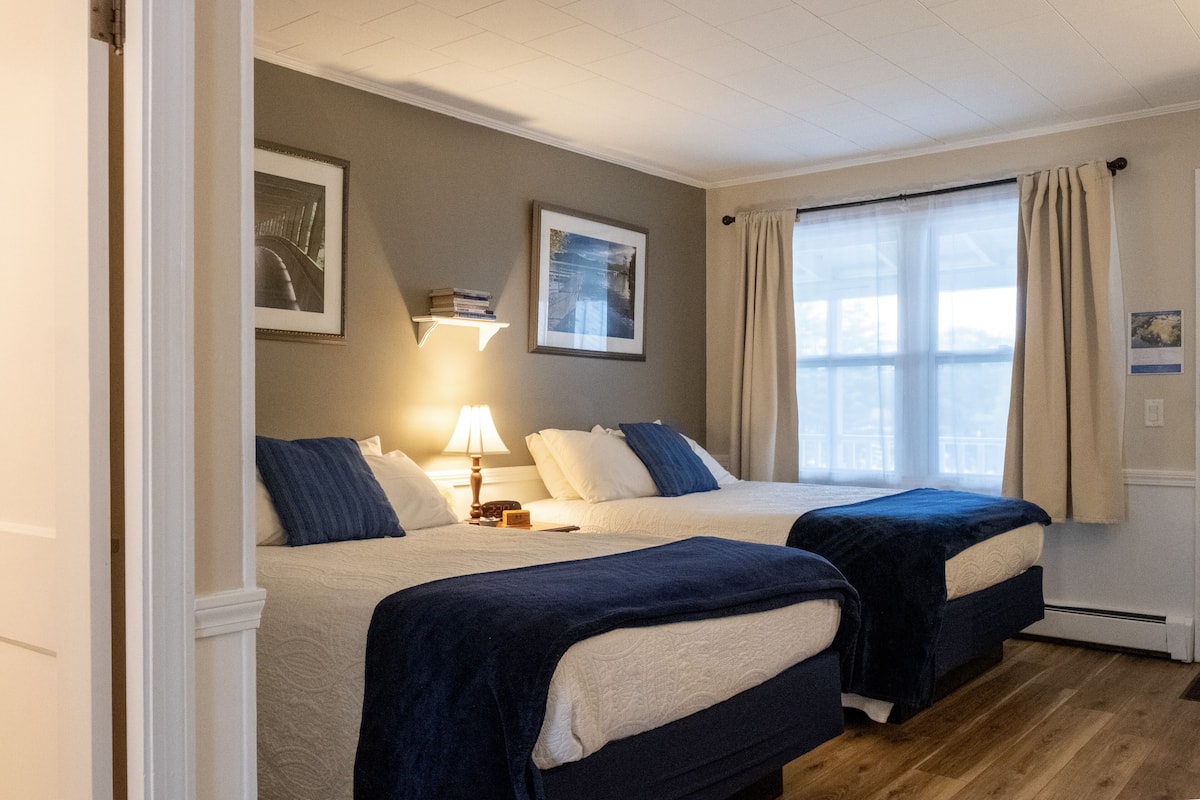 Comfort Double Room, 2 Double Beds, Lake View | Pillowtop beds, blackout drapes, iron/ironing board, free WiFi