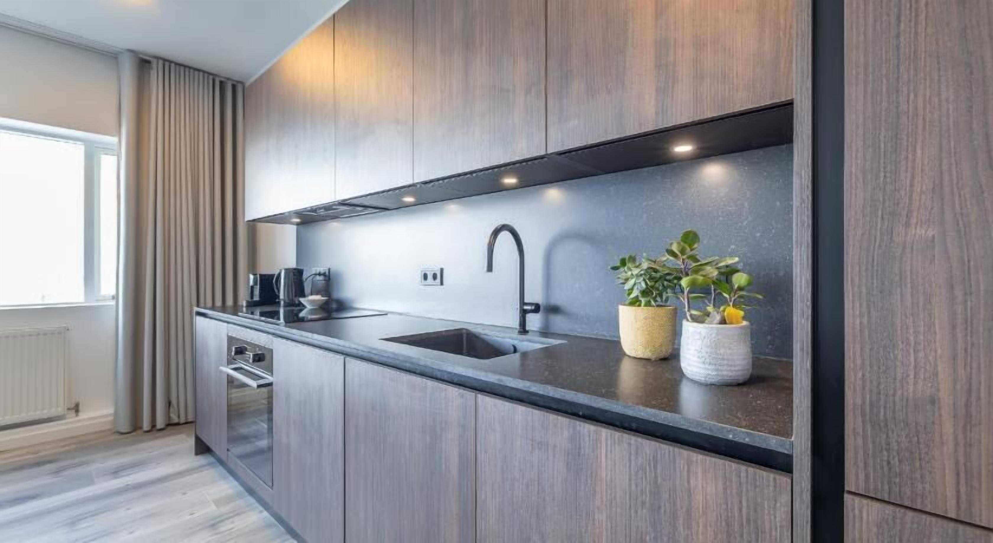 Shared fridge, microwave