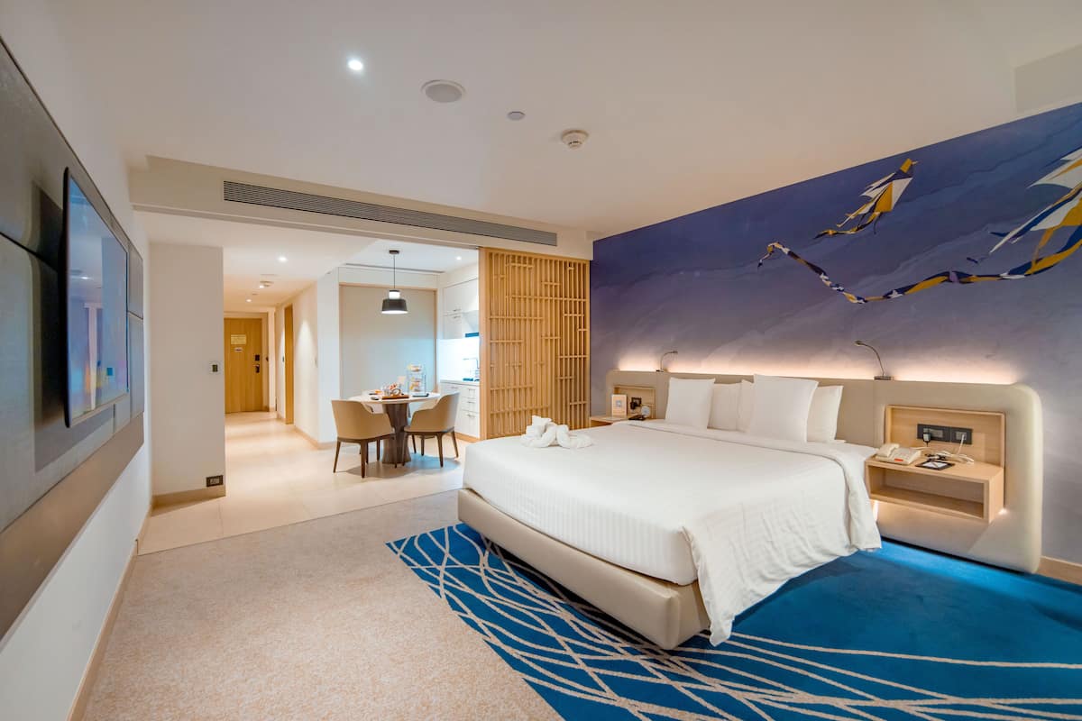 1 Schlafzimmer, BettwÀsche aus Àgyptischer Baumwolle