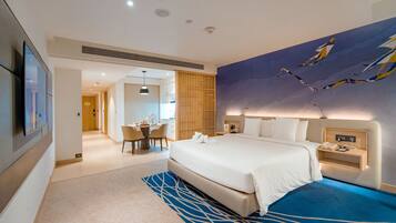 1 bedroom, Egyptian cotton sheets, premium bedding, minibar