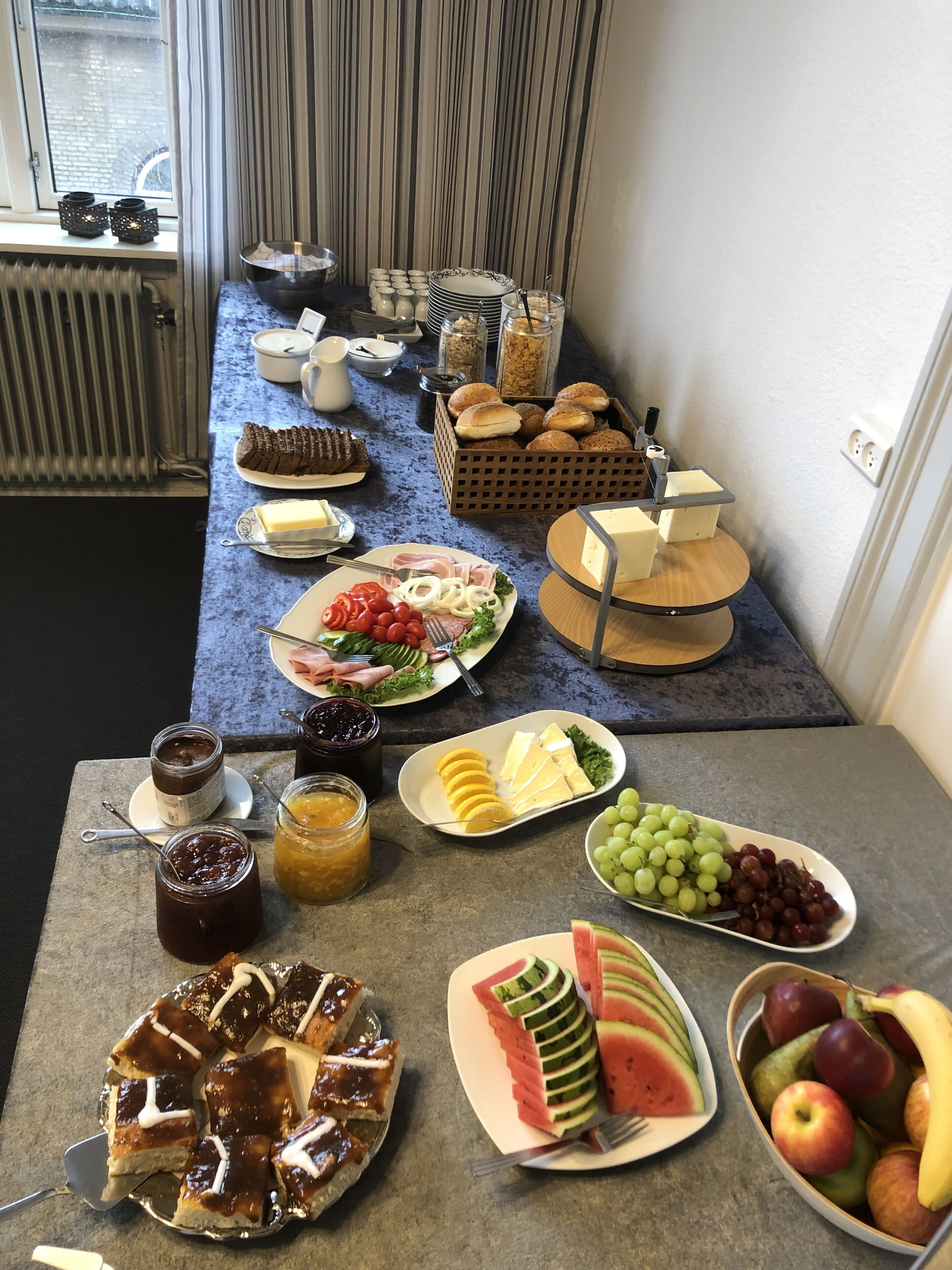 Daily local cuisine breakfast (DKK 85 per person)