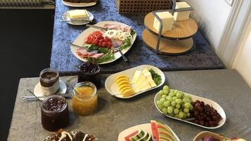 Daily local cuisine breakfast (DKK 85 per person)