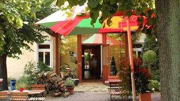 Entrada al alojamiento