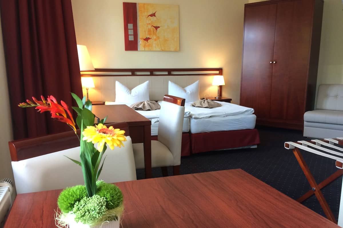 Apartemen Superior, 1 kamar tidur, dapur | 2 kamar tidur, seprai premium, brankas, dan tirai kedap cahaya