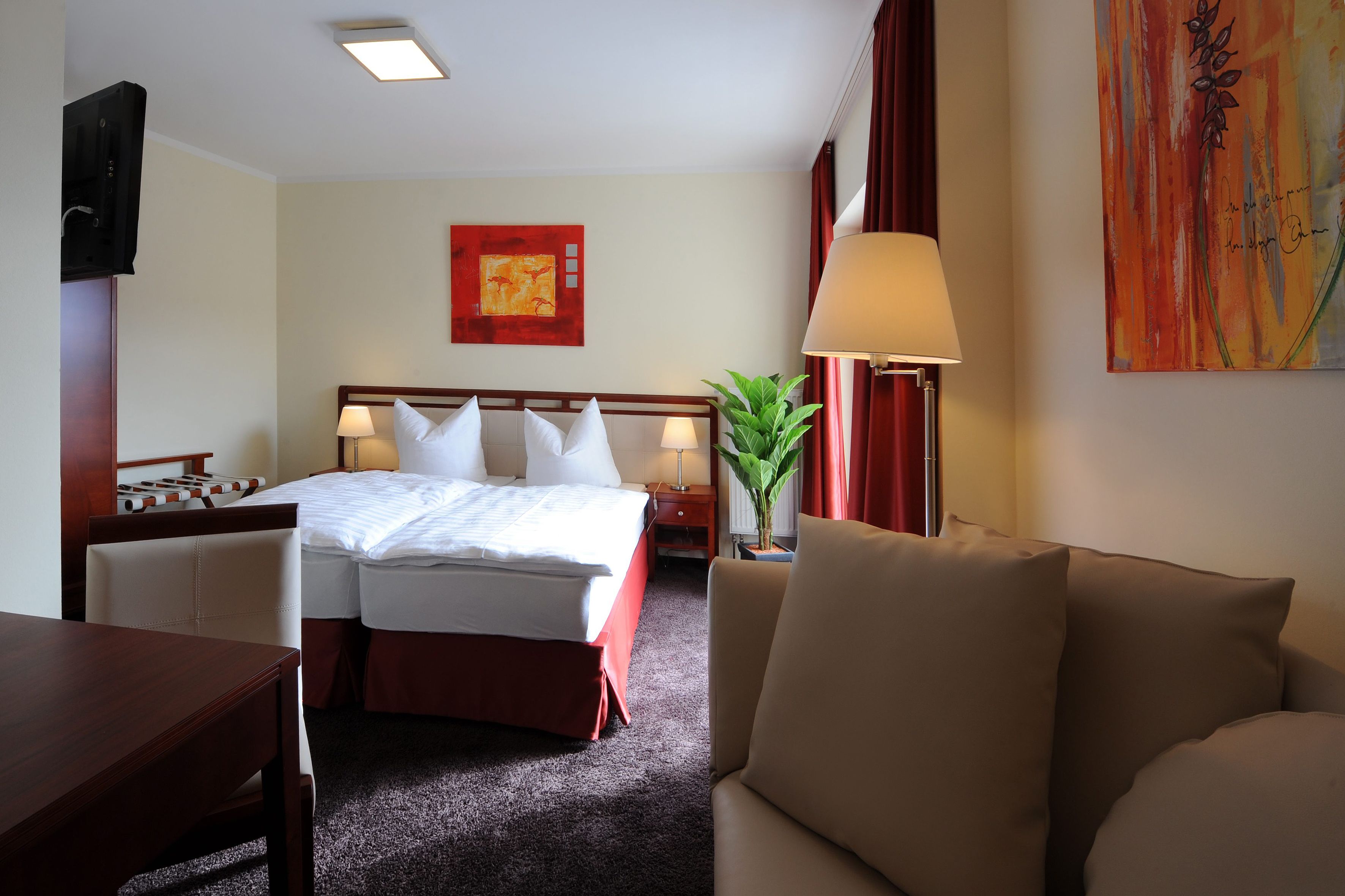 superior double room | 2 bedrooms, premium bedding, in-room safe, blackout curtains