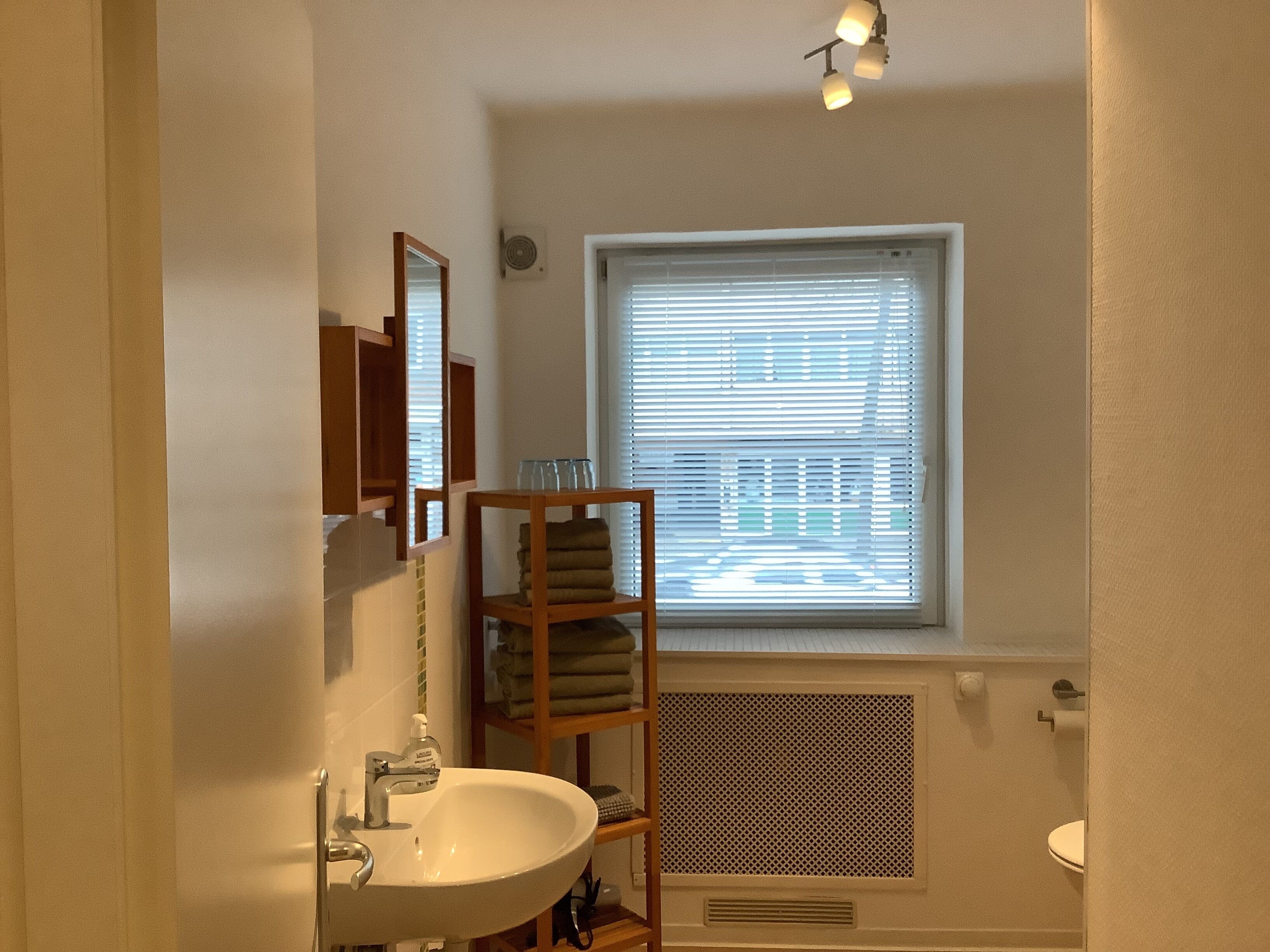 Apartment, 1 Bedroom | Bathroom | Shower, hair dryer, towels