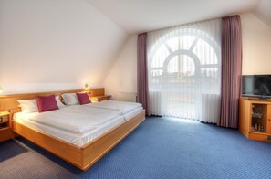 Chambre Double | Literie hypoallergénique, minibar, chambres insonorisées