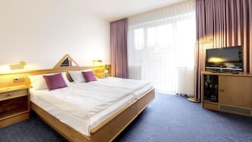 Doppelzimmer | Allergikerbettwaren, Minibar, schallisolierte Zimmer