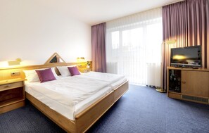 Double Room | Hypo-allergenic bedding, minibar, soundproofing, iron/ironing board - Hotel zur Prinzenbrücke (Münster)