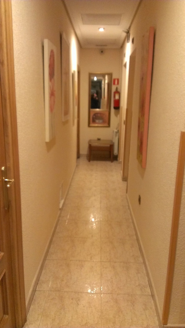 Interior entrance
